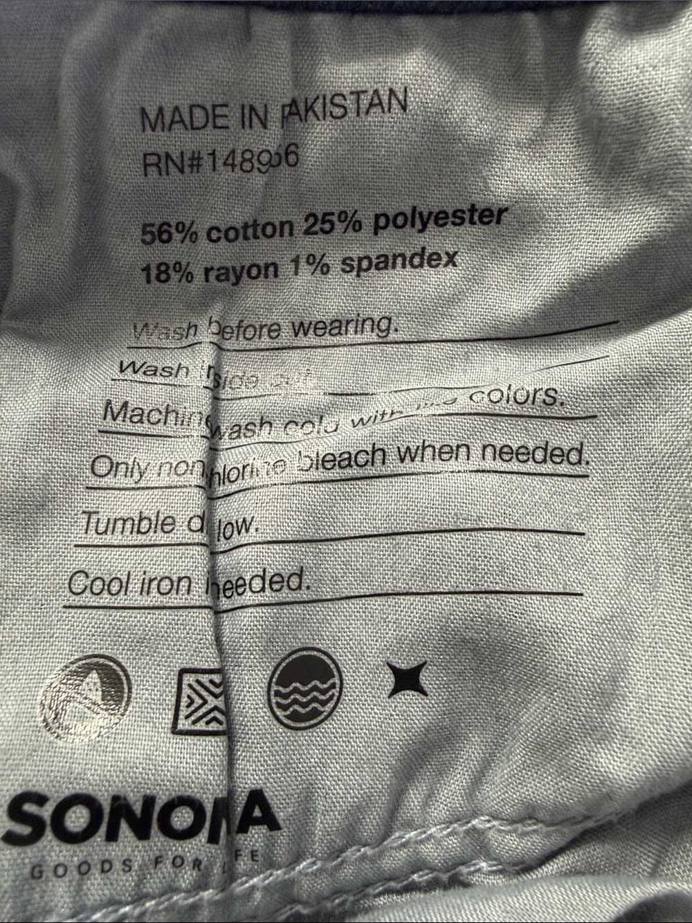 SONOMA Women’s Classic Straight Jeans - Dark Blue Sz 12R - Picture 8 of 8